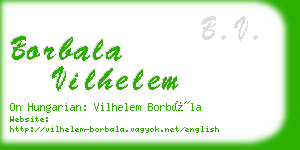 borbala vilhelem business card